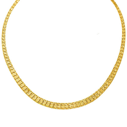 22K Yellow Gold Women's Collar Necklace