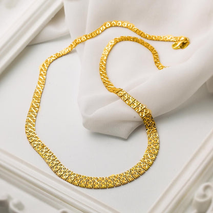 22K Yellow Gold Women's Collar Necklace