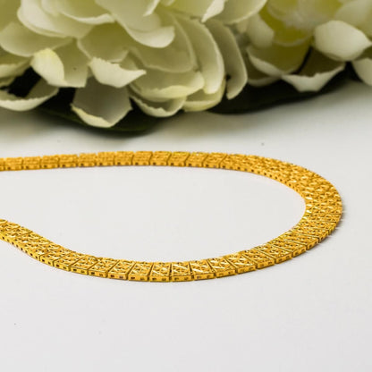 22K Yellow Gold Women's Collar Necklace