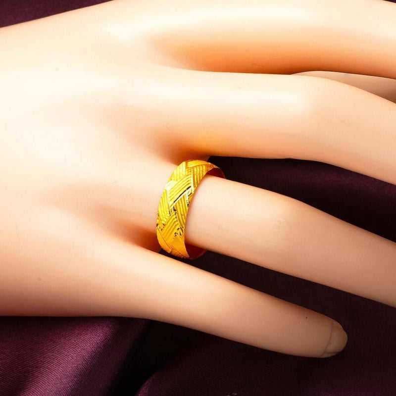 22K Yellow Gold Classic Men's Wedding Band Ring