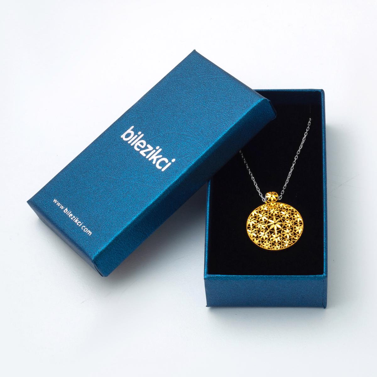 22K Yellow Gold Flower of Life Pendant (4.42 g)