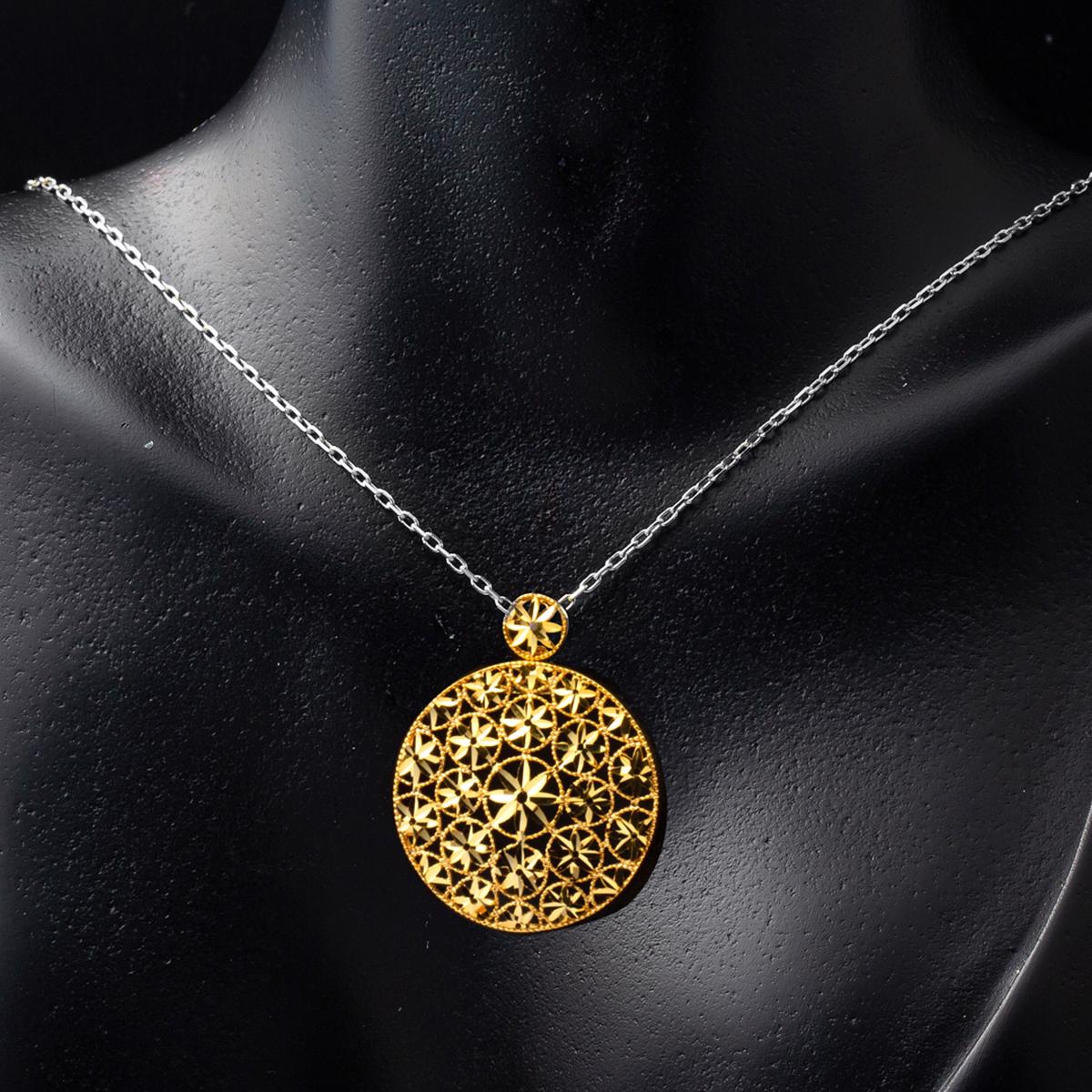 22K Yellow Gold Flower of Life Pendant (4.42 g)