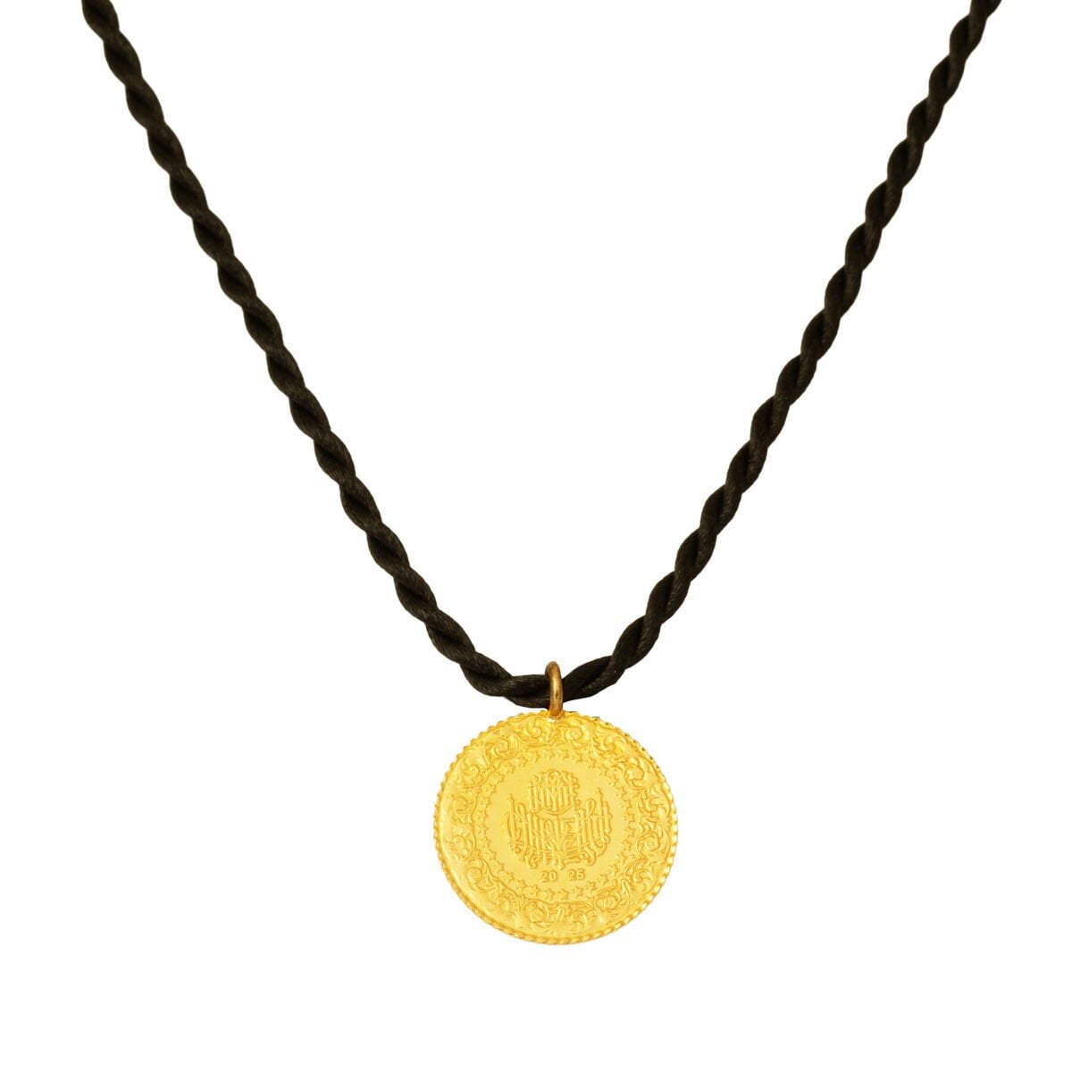 22K Yellow Gold Vintage Dated Quarter Coin
