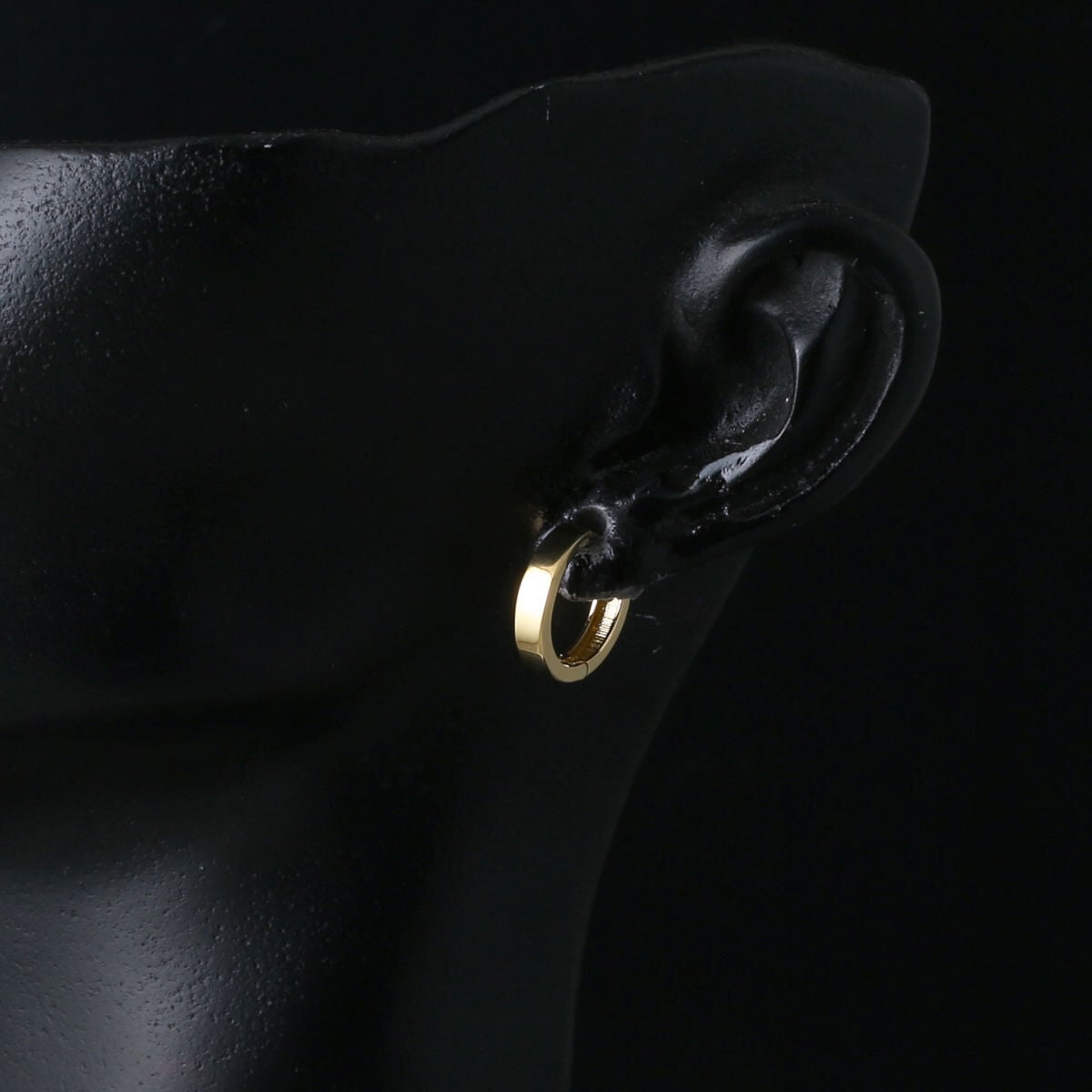14K Yellow Gold Classic Hoop Earrings