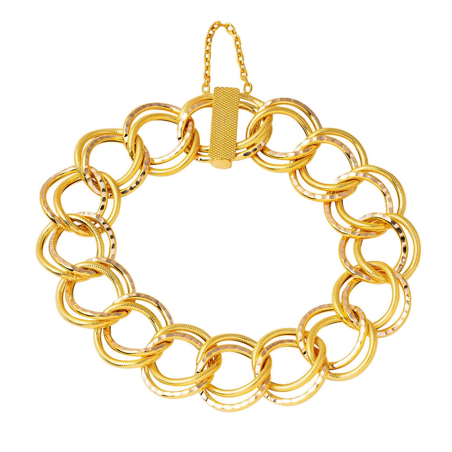 14K Yellow Gold Milky Way Bracelet (13.85 g)