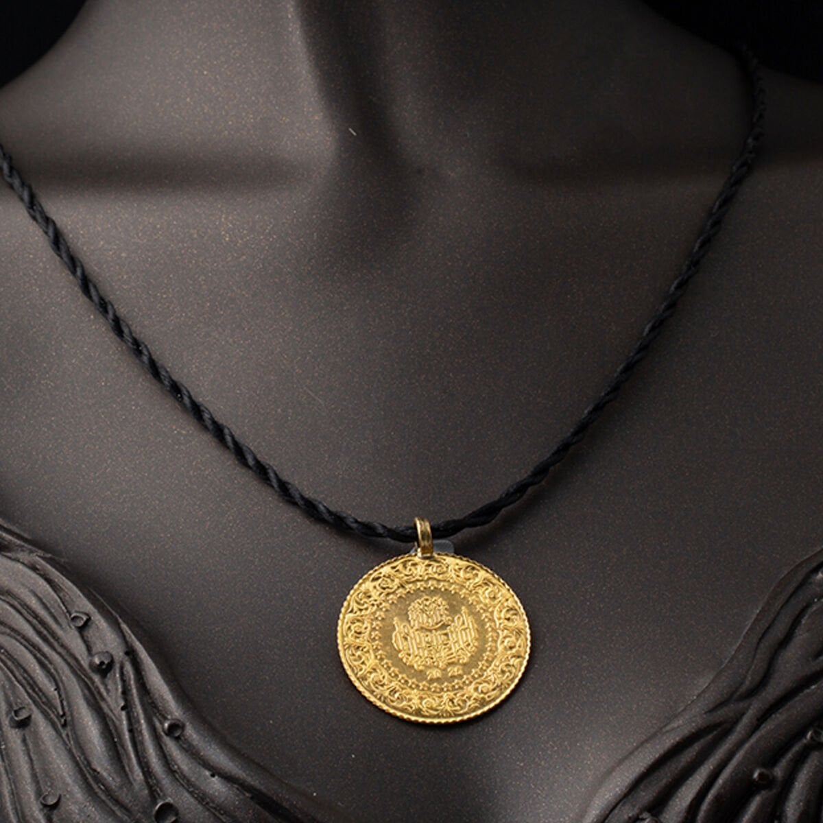 22K Yellow Gold New Dated Gremse Coin Ottoman Coin