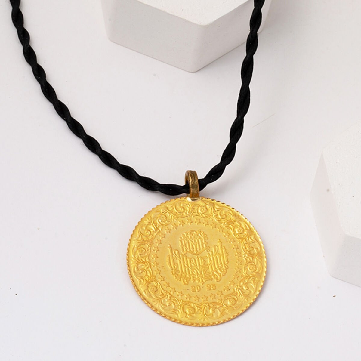 22K Yellow Gold New Dated Gremse Coin Ottoman Coin