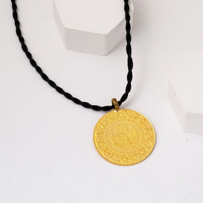 22K Yellow Gold Full Ottoman Coin New Dated Coin