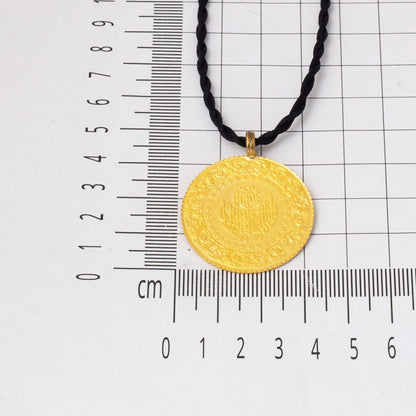 22K Yellow Gold New Dated Gremse Coin Ottoman Coin
