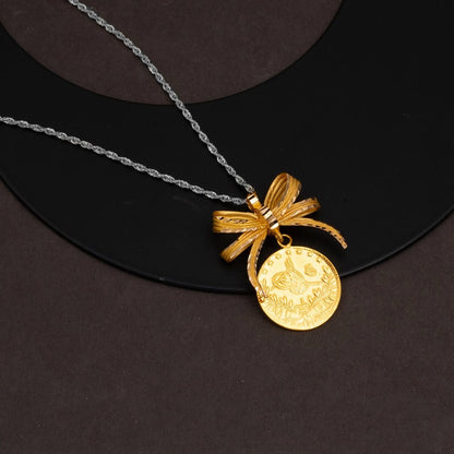 22K Yellow Gold Half Ottoman Resat Coin Pendant (7.11 g)