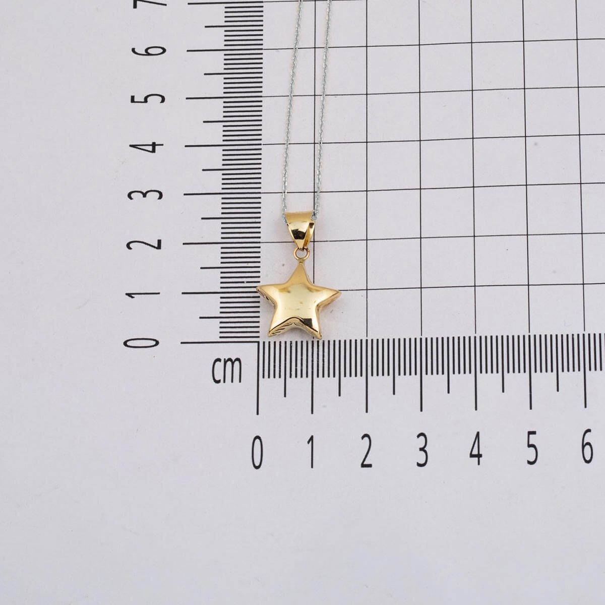 14K Yellow Gold Star Pendant