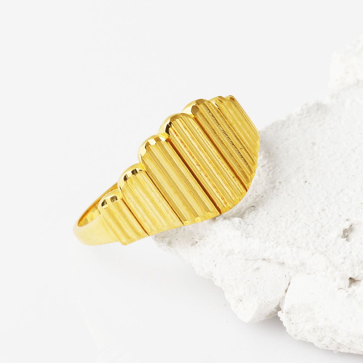 14K Yellow Gold Cleopatra Ring