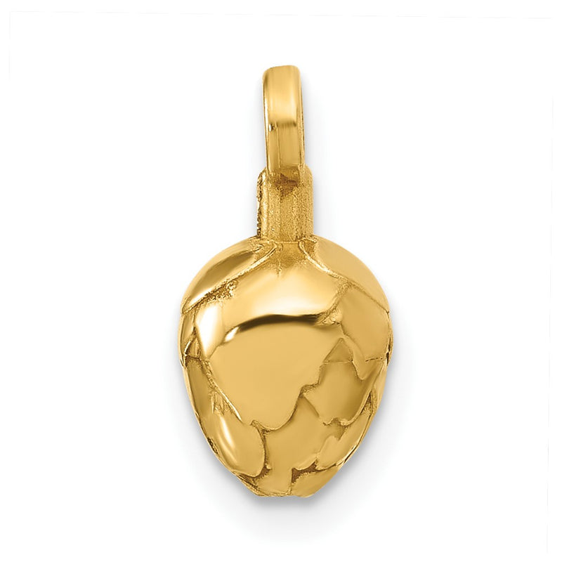 14K Yellow Gold Fancy Artichoke Charm