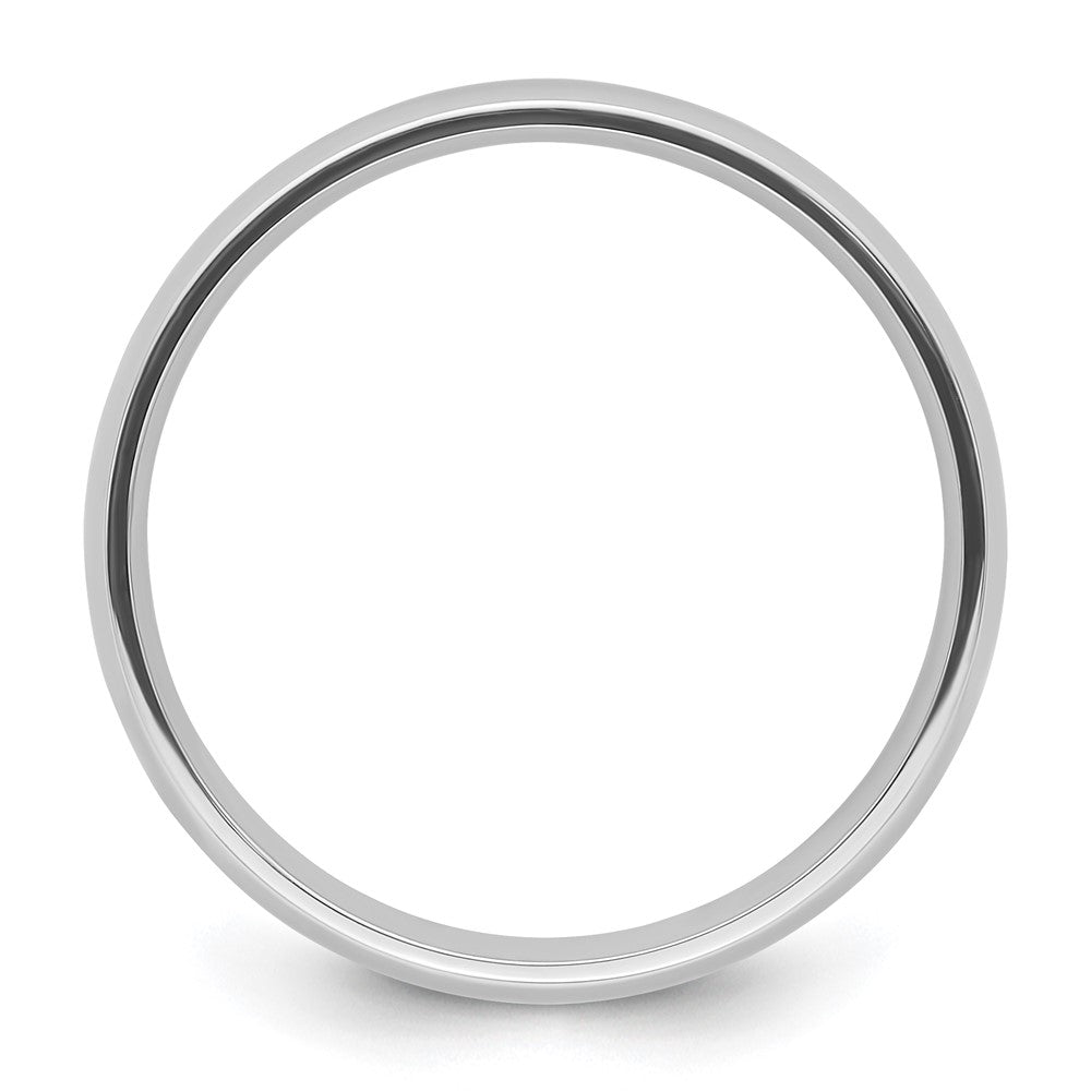 Platinum 5mm Lightweight Comfort-Fit Wedding Band Ring