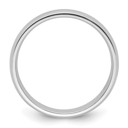 Platinum 4mm Lightweight Comfort-Fit Wedding Band Ring