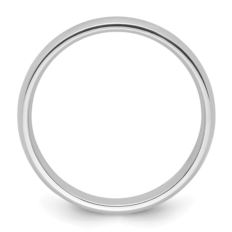 Platinum 4mm Lightweight Comfort-Fit Wedding Band Ring