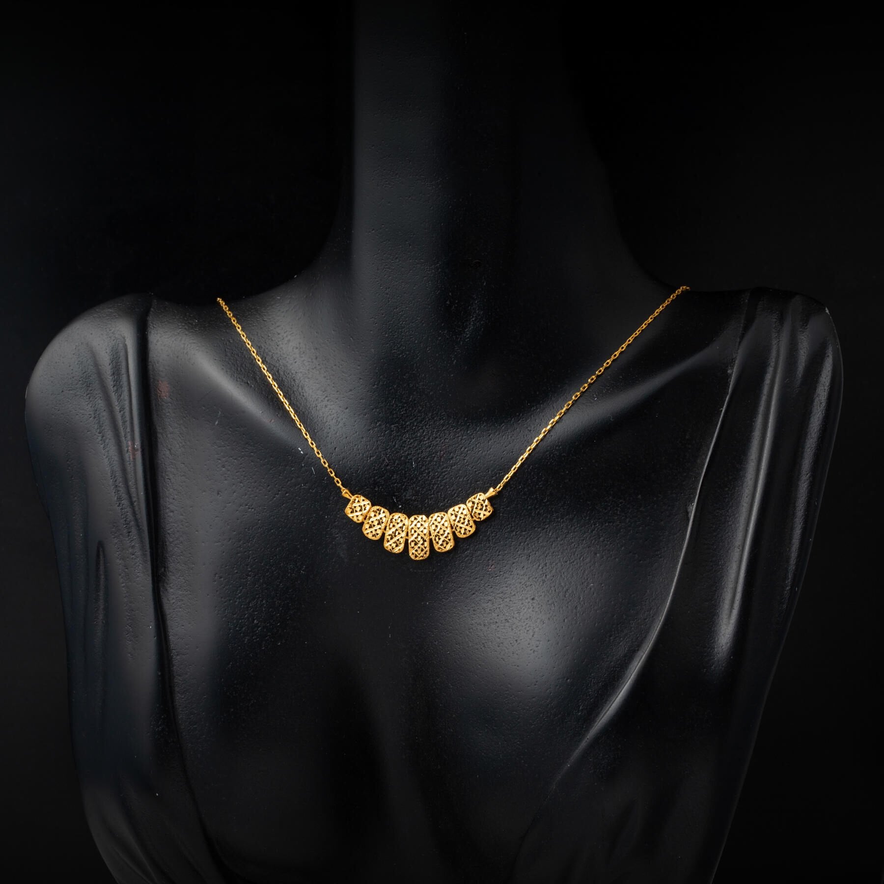 22K Yellow Gold Plasma Necklace