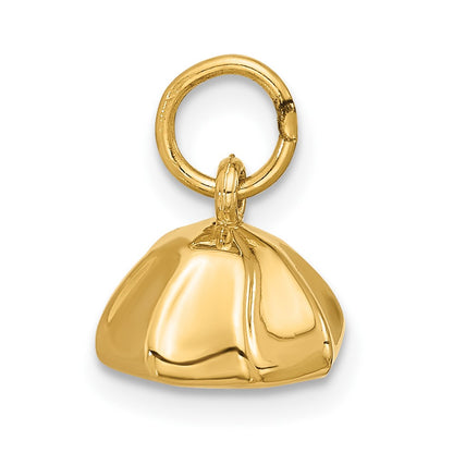 14K Yellow Gold Fancy Dumpling Charm