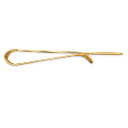 14K Yellow Gold Men's Geometric Design Money Clip