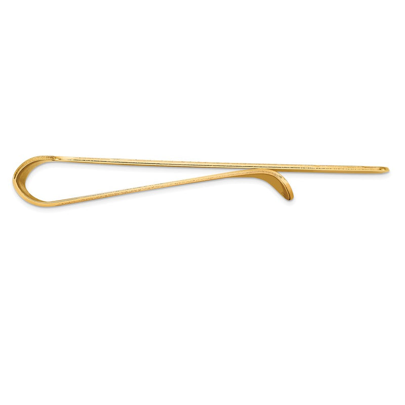 14K Yellow Gold Men's Geometric Design Money Clip