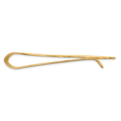 14K Yellow Gold Dollar Sign Polished Money Clip