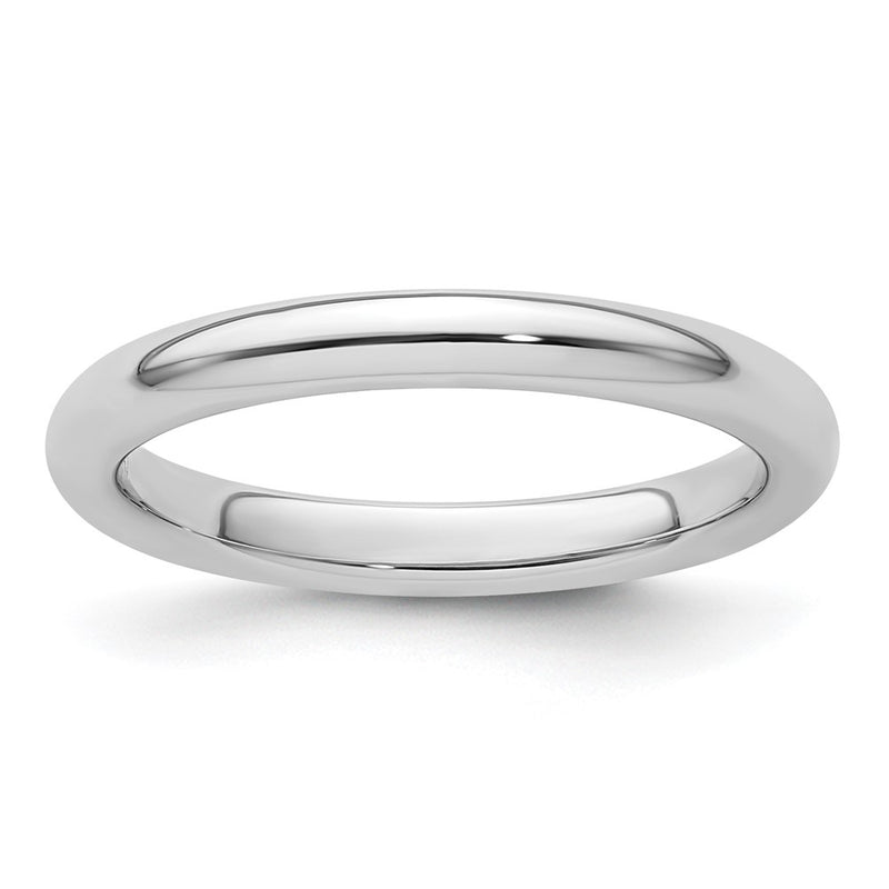 Platinum 2.5mm Comfort-Fit Wedding Band Ring