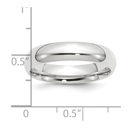 Platinum 5mm Comfort-Fit Wedding Band Ring