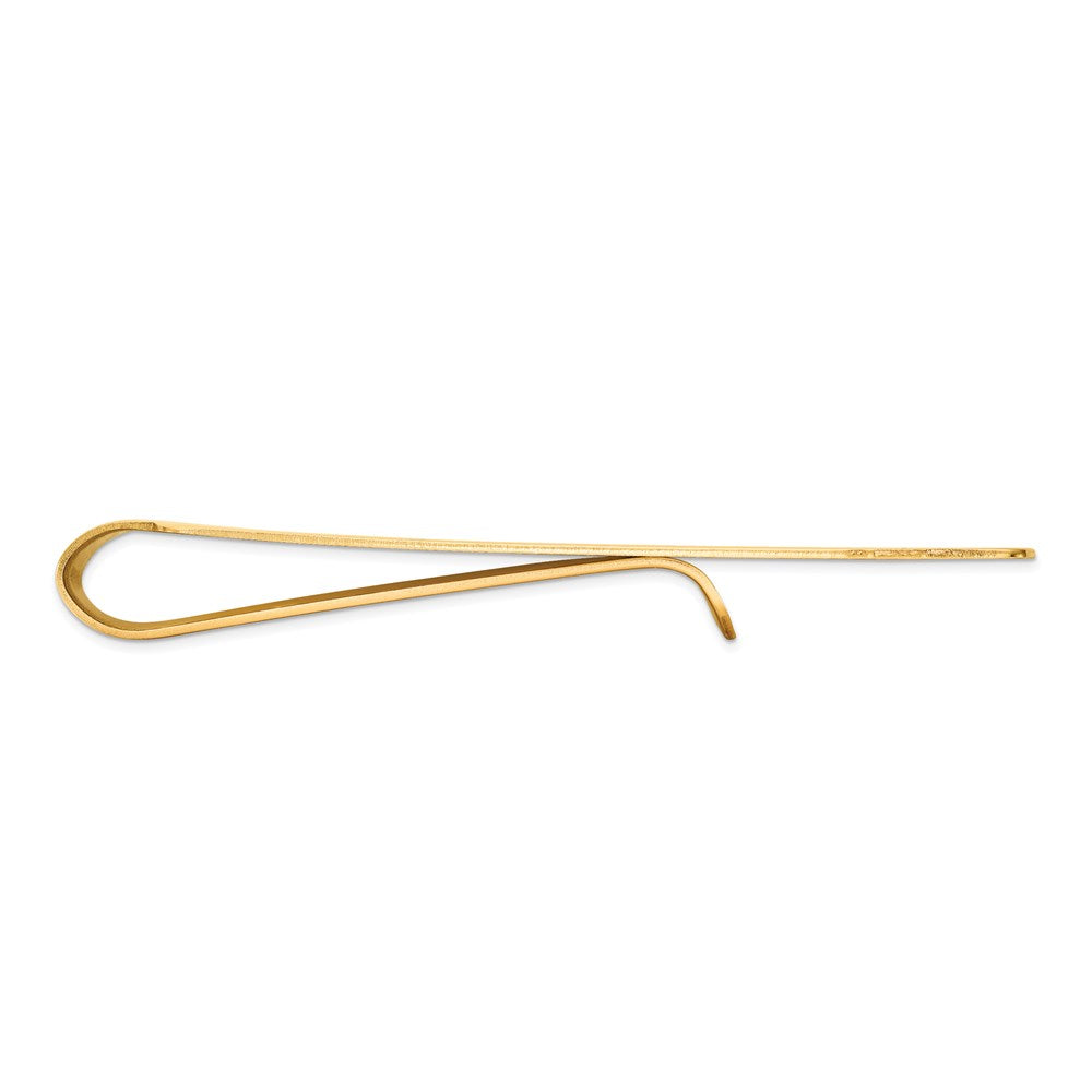 14K Yellow Gold Men's Engravable Money Clip