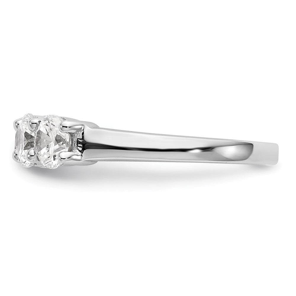 True Origin 14K White Gold 1 7/8 carat Lab Grown Diamond VS+ F+ Complete Round Five Stone Ring