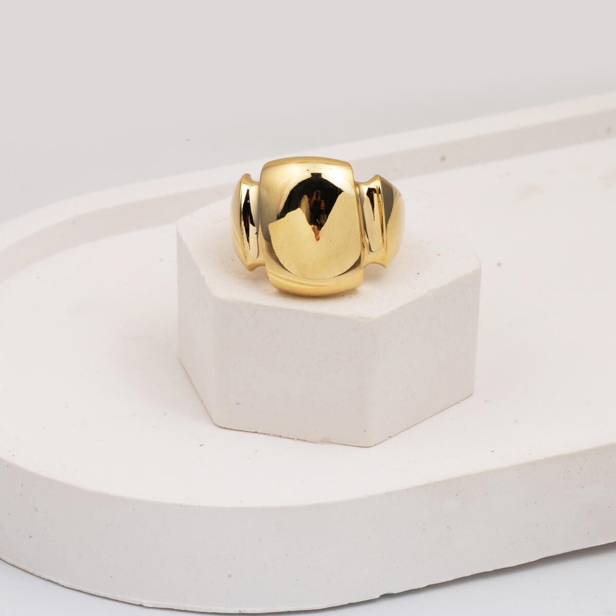 14K Yellow Gold Mira Ring