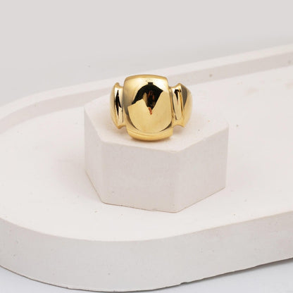 14K Yellow Gold Mira Ring