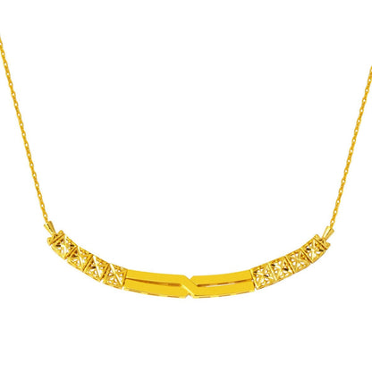 22K Yellow Gold Belt Design Necklace
