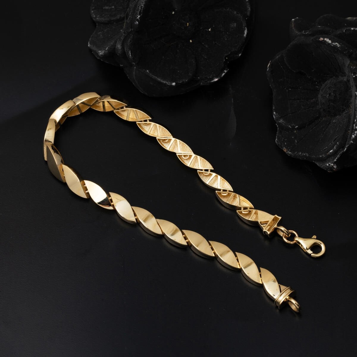 14K Yellow Gold Spiral Bracelet