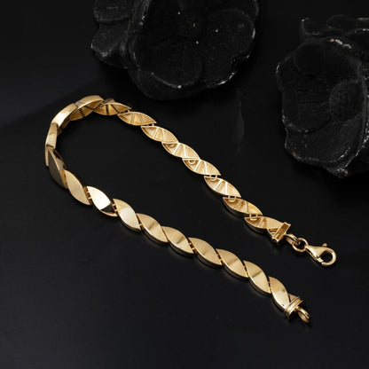 14K Yellow Gold Spiral Bracelet