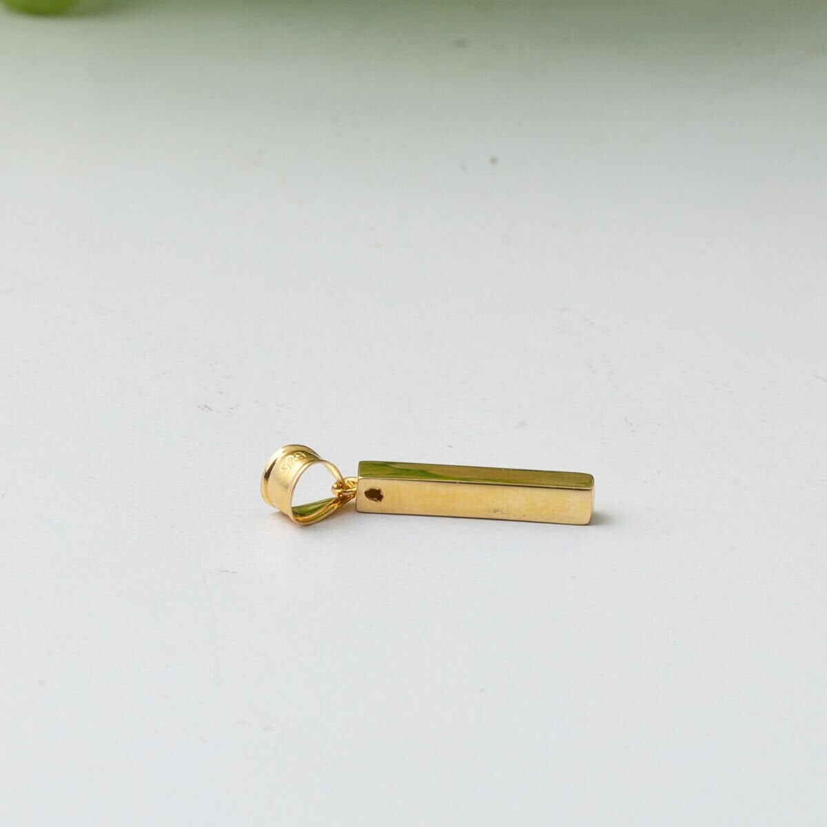 14K Yellow Gold Classic Initial I Necklace