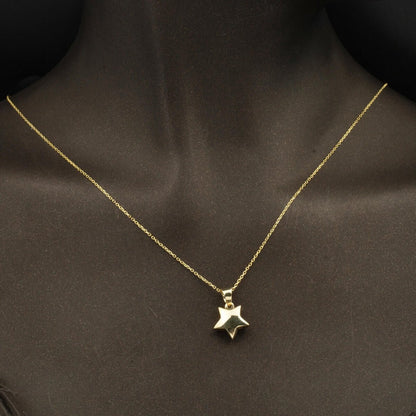 14K Yellow Gold Star Necklace (1.7 g)