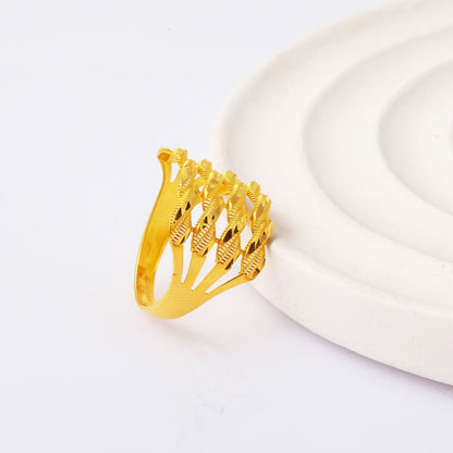 22K Yellow Gold Twisted Ring (2.5 g)
