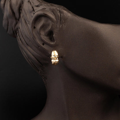 14K Yellow Gold Crystal Knot Jewelry Set