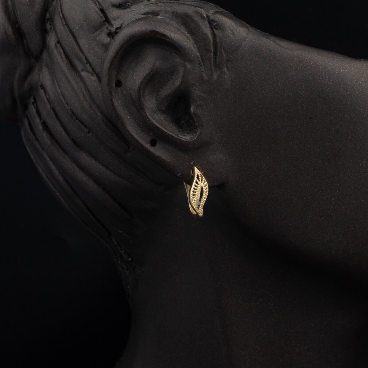 14K Yellow Gold River Wedding Set