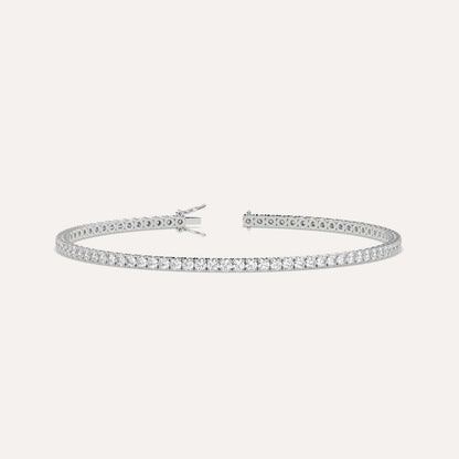 Diamond Tennis Anklet for Women | 14K Gold Natural Diamonds
