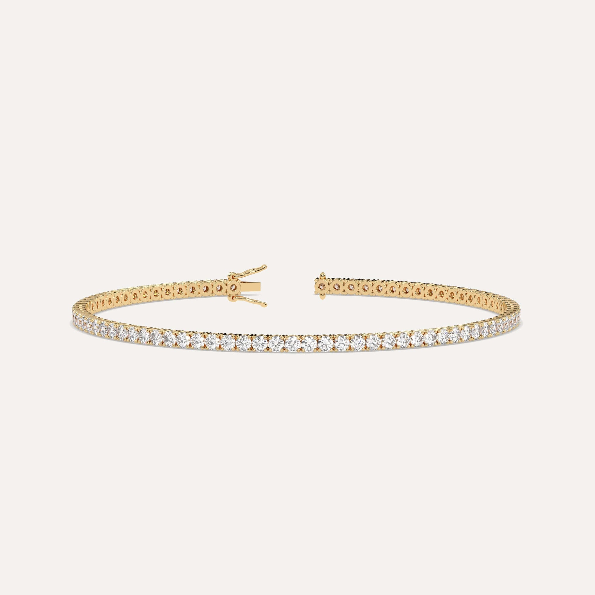 Diamond Tennis Anklet for Women | 14K Gold Natural Diamonds