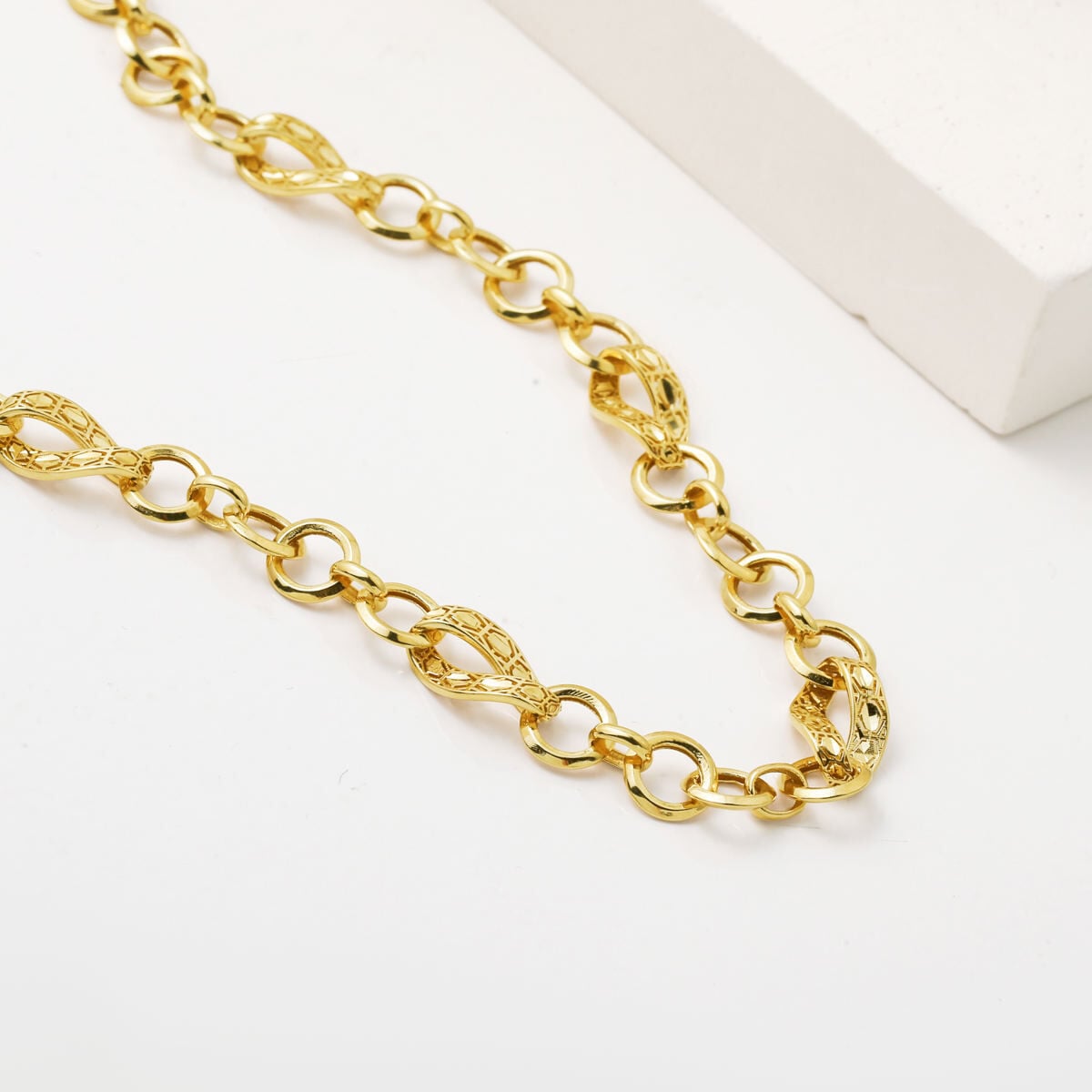 14K Yellow Gold Flower of Life Hoop Jewelry Set