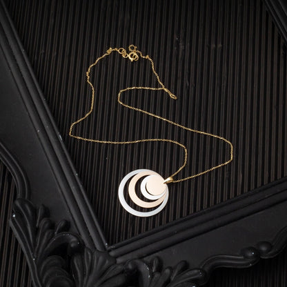14K White Gold Personalized Hoop Name Necklace