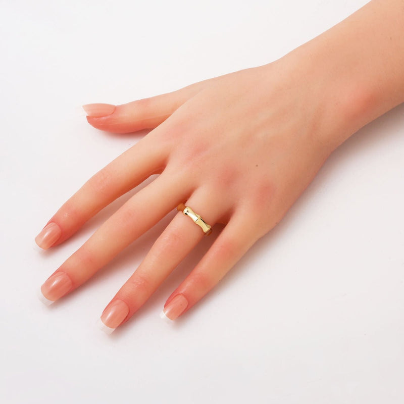 14K Yellow Gold Bone Women's Ring
