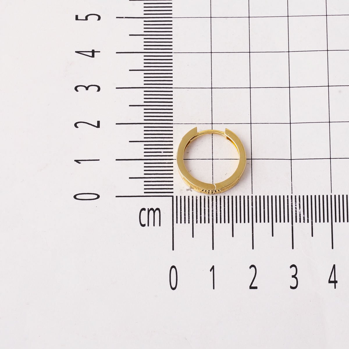 14K Yellow Gold Woven Hoop Earrings