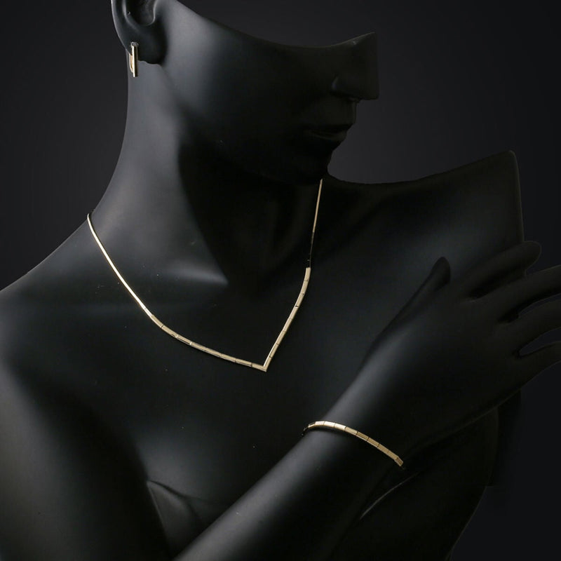 14K Yellow Gold Ajda Bridal Jewelry Set