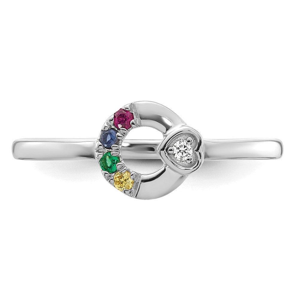 14k White Gold Complete Diamond Cluster Engagement Ring