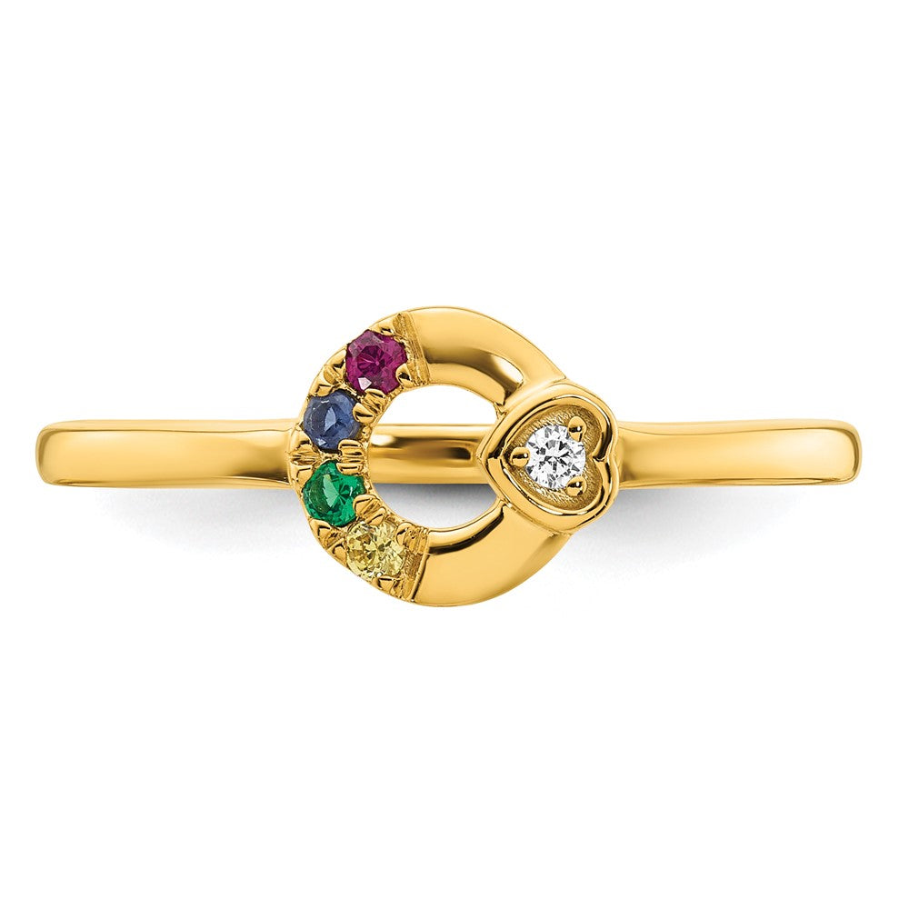 14K White Gold Diamond Channel Band