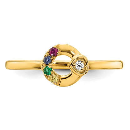 14K White Gold Diamond Channel Band