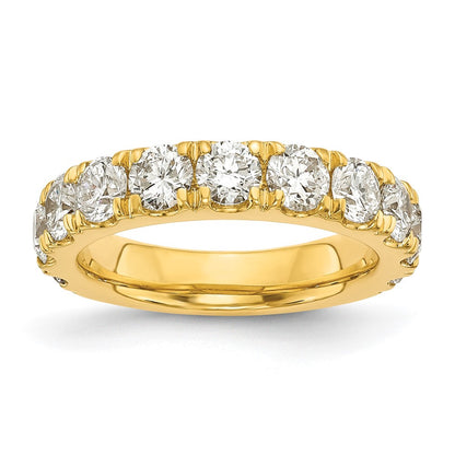 14K Yellow Gold Gold Cert. Lab Grown Diamond VS/SI FGH 2ct Wedding Band Ring
